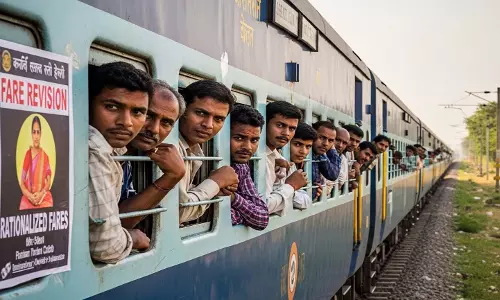 रेलवे ने 1 जुलाई 2025 से यात्रियों के लिए मूल किराया तर्कसंगत किया रेलवे ने 1 जुलाई 2025 से यात्रियों के लिए मूल किराया तर्कसंगत किया