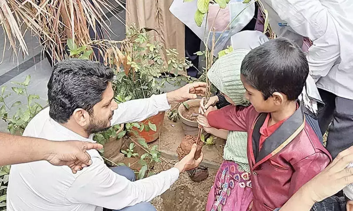 CIO ने एक मिलियन बच्चों को पेड़ लगाने का अभियान शुरू किया