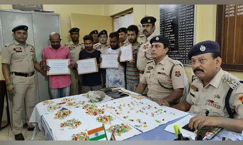 Tripura Police ने चार ड्रग तस्करों को किया गिरफ्तार, 2 लाख रुपये मूल्य का सामान बरामद