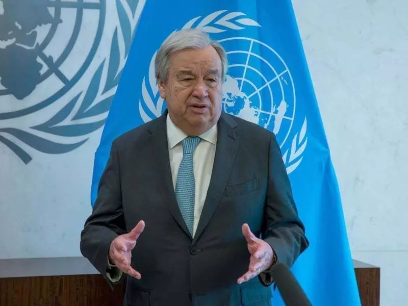 UN प्रमुख ने SDG लक्ष्य पूरे करने को 4 ट्रिलियन डॉलर की वित्तीय खाई पाटने का आह्वान किया UN प्रमुख ने SDG लक्ष्य पूरे करने को 4 ट्रिलियन डॉलर की वित्तीय खाई पाटने का आह्वान किया