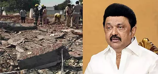 विरुधुनगर पटाखा फैक्ट्री हादसा: राहत की घोषणा विरुधुनगर पटाखा फैक्ट्री हादसा: राहत की घोषणा
