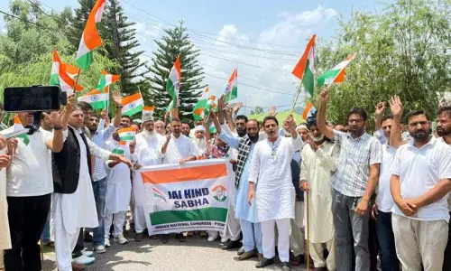 Jammu: कांग्रेस ने पुंछ में निकाली ‘जय हिंद यात्रा’