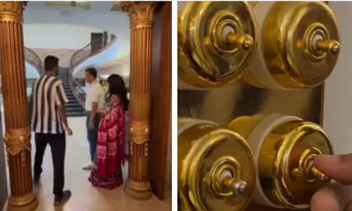 फर्नीचर से लेकर स्विच तक, सब कुछ सोने से चमकता है इंदौर के ठेकेदार के आलीशान घर की सैर फर्नीचर से लेकर स्विच तक, सब कुछ सोने से चमकता है इंदौर के ठेकेदार के आलीशान घर की सैर