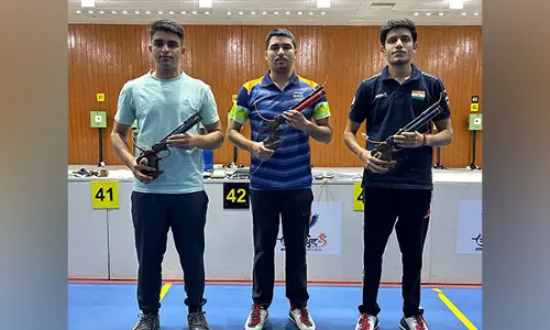 राष्ट्रीय चयन ट्रायल: Suruchi Singh, सौरभ चौधरी ने 10 मीटर पिस्टल टी4 जीता राष्ट्रीय चयन ट्रायल: Suruchi Singh, सौरभ चौधरी ने 10 मीटर पिस्टल टी4 जीता