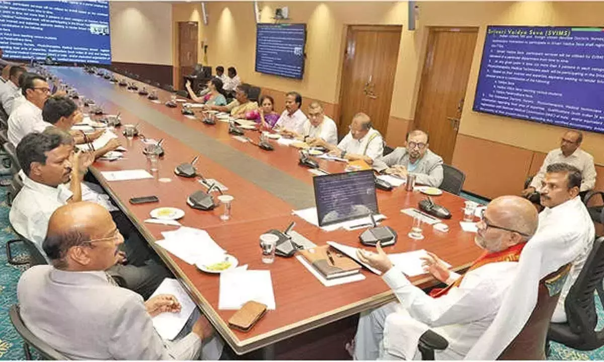 Andhra: पेशेवर श्रीवारी सेवकों के लिए विशेष ऐप विकसित किया जाएगा Andhra: पेशेवर श्रीवारी सेवकों के लिए विशेष ऐप विकसित किया जाएगा