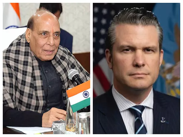 Rajnath Singh, हेगसेथ ने उद्योग सहयोग बढ़ाने पर ध्यान केंद्रित करते हुए रक्षा संबंधों को बढ़ाने के तरीकों पर चर्चा की Rajnath Singh, हेगसेथ ने उद्योग सहयोग बढ़ाने पर ध्यान केंद्रित करते हुए रक्षा संबंधों को बढ़ाने के तरीकों पर चर्चा की