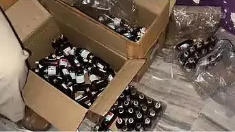 मुंबई पुलिस ने मलाड में 3.5 लाख मूल्य की 710 बोतलें नशीली खांसी की दवा जब्त की; 2 गिरफ्तार मुंबई पुलिस ने मलाड में 3.5 लाख मूल्य की 710 बोतलें नशीली खांसी की दवा जब्त की; 2 गिरफ्तार