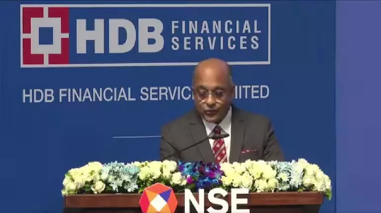 HDB फाइनेंशियल सर्विसेज के शेयर आईपीओ मूल्य से 14% अधिक पर बंद हुए HDB फाइनेंशियल सर्विसेज के शेयर आईपीओ मूल्य से 14% अधिक पर बंद हुए