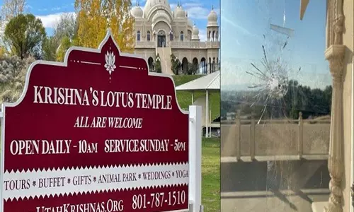 अमेरिका में इस्कॉन मंदिर पर घृणा अपराध, भारत ने त्वरित कार्रवाई की मांग की अमेरिका में इस्कॉन मंदिर पर घृणा अपराध, भारत ने त्वरित कार्रवाई की मांग की