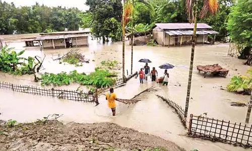 Odisha : गांव जलमग्न लोग खतरे में