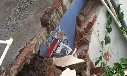 कोरबा में भारी बारिश, मकान ढहने की आई खबर