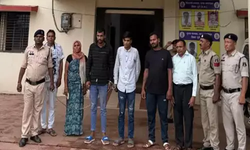 महिला समेत 6 लोग गिरफ्तार, दुर्ग चोरी का खुलासा