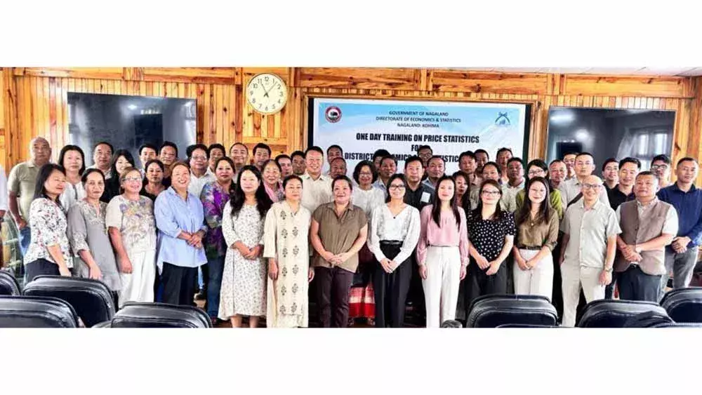 Nagaland : अर्थशास्त्र एवं सांख्यिकी निदेशालय में मूल्य सांख्यिकी पर प्रशिक्षण Nagaland : अर्थशास्त्र एवं सांख्यिकी निदेशालय में मूल्य सांख्यिकी पर प्रशिक्षण
