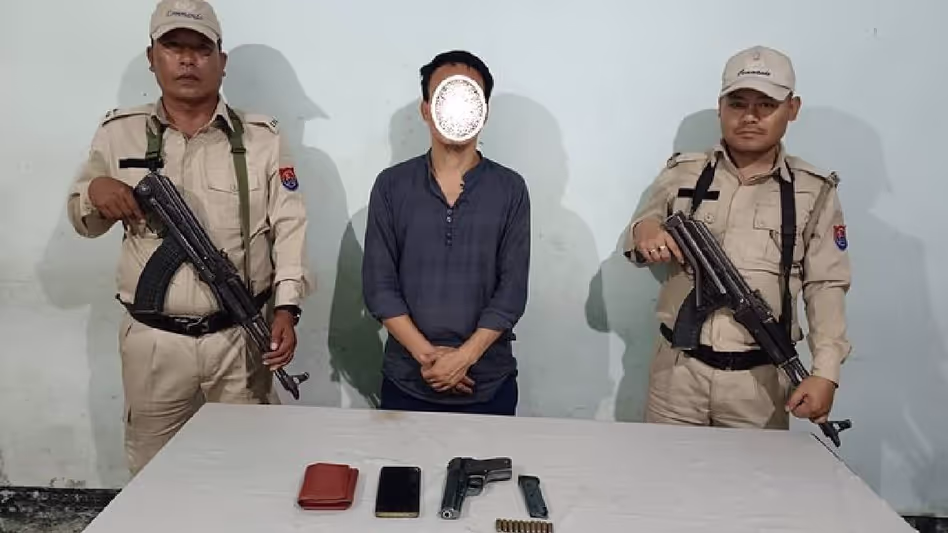 Manipur : जेडयूएफ (जे) के शीर्ष नेता समेत पांच गिरफ्तार