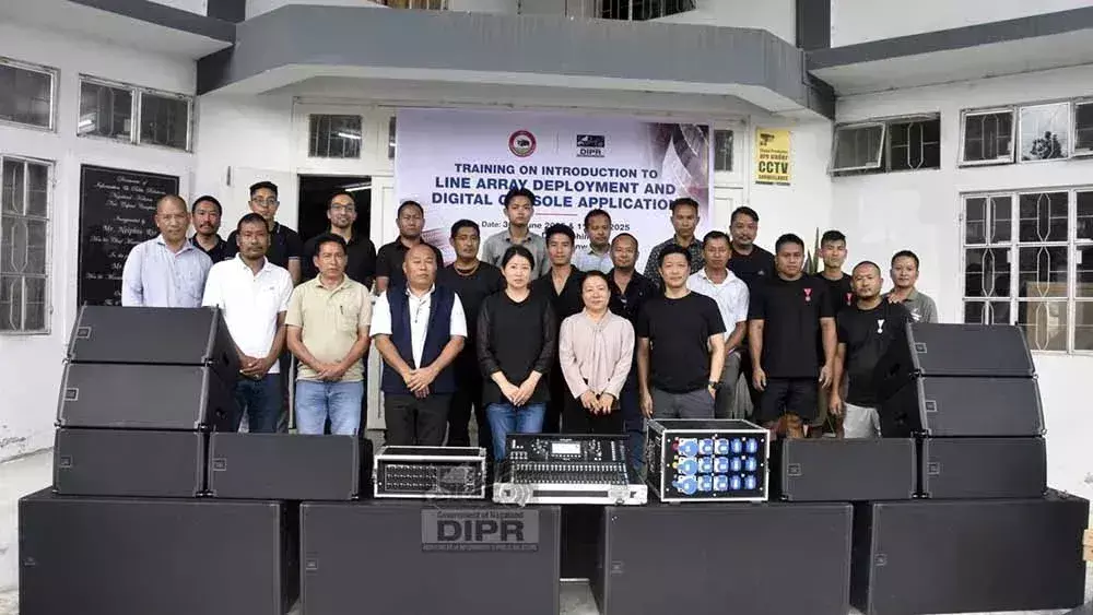 Nagaland : लाइन ऐरे डिप्लॉयमेंट और डिजिटल कंसोल पर प्रशिक्षण Nagaland : लाइन ऐरे डिप्लॉयमेंट और डिजिटल कंसोल पर प्रशिक्षण