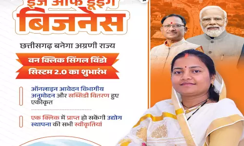 छत्तीसगढ़ में उद्योग स्थापना अब और सरल, वन क्लिक सिंगल विंडो सिस्टम 2.0 का शुभारंभ