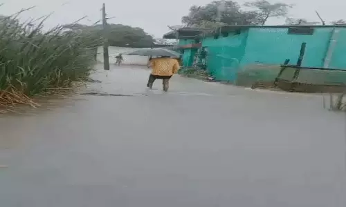 रायगढ़ में बाढ़ जैसे हालात, हो रही भारी बारिश
