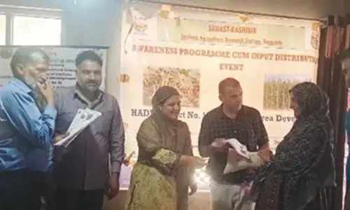 DARS, SKUAST-K ने बांदीपोरा में एचएडीपी जागरूकता अभियान व इनपुट वितरण किया
