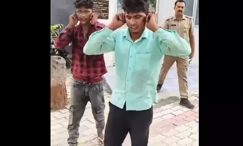 पुलिस पर हमला, पकड़े गए तो निकली हेकड़ी, मांगी माफी