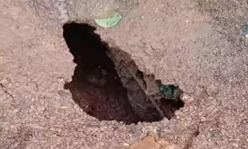Kerala : पिलिकोड राष्ट्रीय राजमार्ग पर विशाल गड्ढा