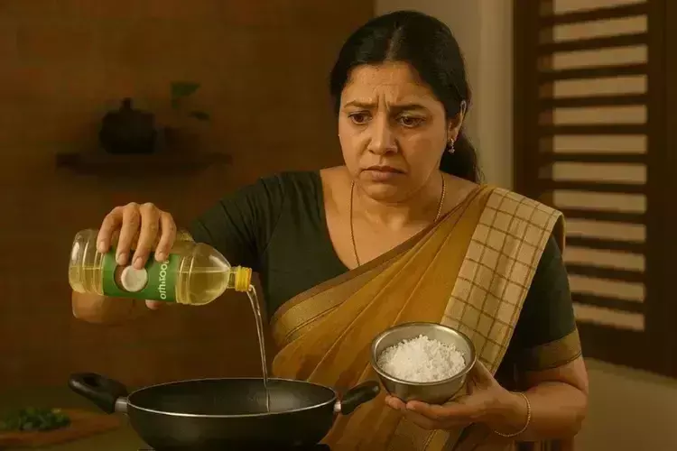 Kerala में नारियल तेल की कीमतें आसमान छू रही हैं, 450 रुपये प्रति लीटर के पार लोगों ने चिंता जताई Kerala में नारियल तेल की कीमतें आसमान छू रही हैं, 450 रुपये प्रति लीटर के पार लोगों ने चिंता जताई