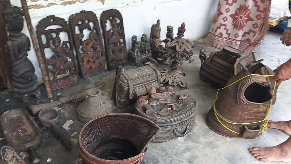 Assam में सदियों पुराना बांस कलाकृति संग्रह उपेक्षित