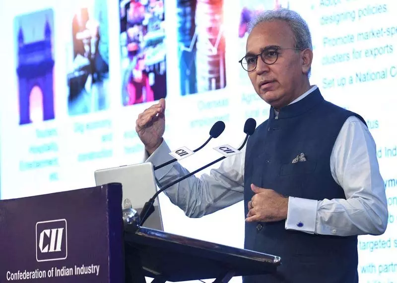 CII ने FY26 में 6.4-6.7% GDP वृद्धि की उम्मीद जताई, GST नियमों को सरल बनाने का आग्रह किया CII ने FY26 में 6.4-6.7% GDP वृद्धि की उम्मीद जताई, GST नियमों को सरल बनाने का आग्रह किया