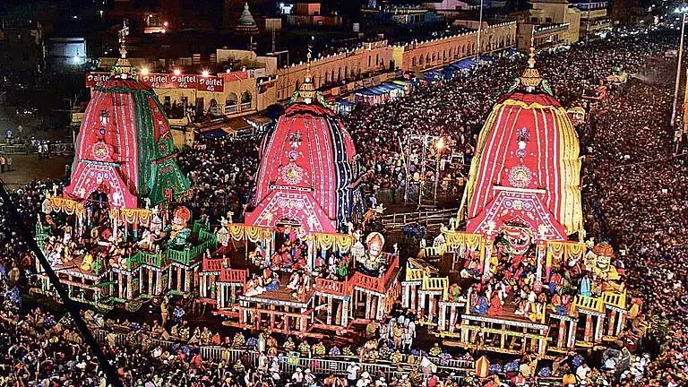 Odisha: बाहुदा यात्रा, सुना बेशा के दौरान भेजे जाने वाले ट्रैफिक अलर्ट Odisha: बाहुदा यात्रा, सुना बेशा के दौरान भेजे जाने वाले ट्रैफिक अलर्ट
