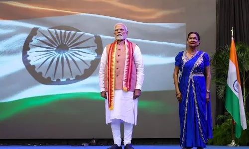 पीएम मोदी ने भारत के स्पेस प्रोग्राम की प्रशंसा करते हुए कहा, हम अपनी सफलताओं को दुनिया संग बांट रहे