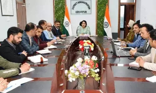 डीसी उधमपुर ने सुशासन सूचकांक के प्रदर्शन की समीक्षा की डीसी उधमपुर ने सुशासन सूचकांक के प्रदर्शन की समीक्षा की