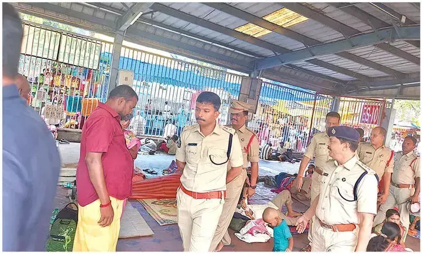 SP ने तिरुमाला में किया औचक निरीक्षण