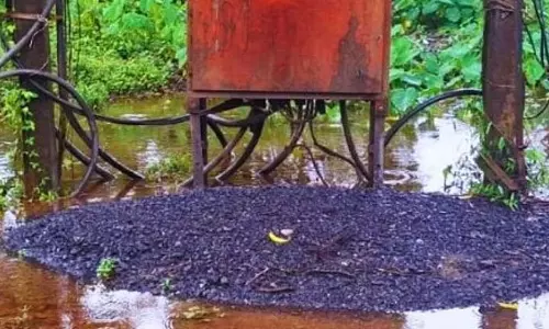 GOA: उगुम संगुम में डूबे ट्रांसफार्मर से बिजली का गंभीर खतरा