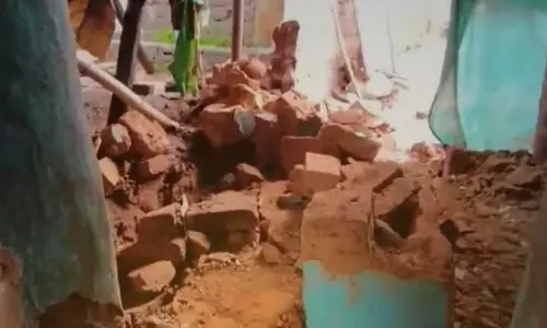 Rayagada : बारिश के कारण मिट्टी की दीवार गिरने से महिला और बेटा घायल