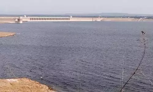 Telangana : सागर में बाढ़ का पानी बढ़ रहा