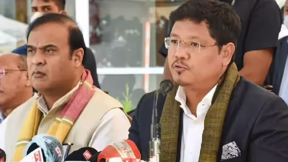 Assam -मेघालय सीमा विवाद पहला सीमा स्तंभ स्थापित किया गया