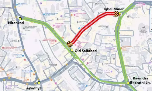 Saifabad रोड पर रोसैय्या प्रतिमा के लिए यातायात प्रतिबंध
