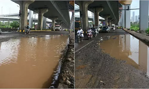 सेवरी की बीपीटी सड़क गड्ढों से जर्जर, वाहन चालकों की मुश्किलें बढ़ीं