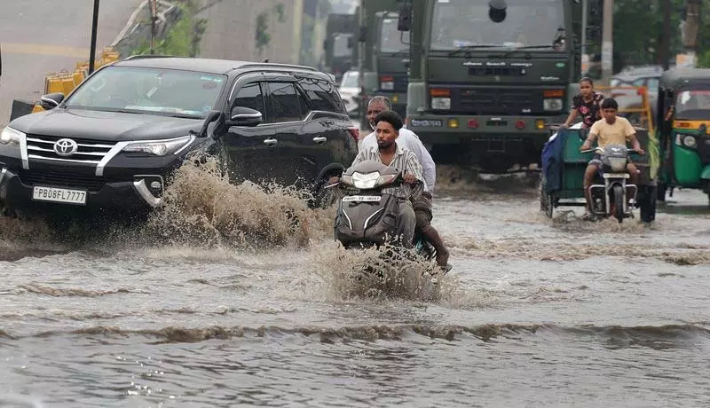 Jalandhar: किसानों के लिए बारिश वरदान, निवासियों और यात्रियों के लिए अभिशाप Jalandhar: किसानों के लिए बारिश वरदान, निवासियों और यात्रियों के लिए अभिशाप