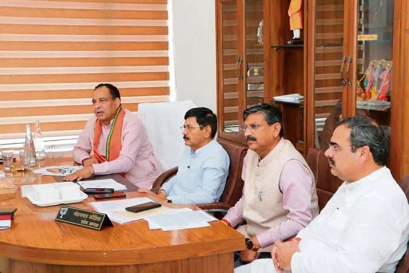 भाजपा ने Panchkula में जिला कार्यकारिणी चुनने पर विचार-विमर्श किया भाजपा ने Panchkula में जिला कार्यकारिणी चुनने पर विचार-विमर्श किया