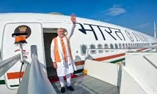 प्रधानमंत्री मोदी पांच देशों की यात्रा के तीसरे चरण के लिए अर्जेंटीना पहुंचे प्रधानमंत्री मोदी पांच देशों की यात्रा के तीसरे चरण के लिए अर्जेंटीना पहुंचे