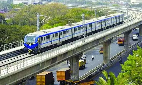 कोयम्बेडु - पट्टाभिराम मेट्रो रेल परियोजना रिपोर्ट केंद्र सरकार को भेजी गई