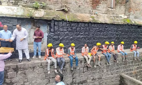 Indore : बक्शी बाग बावड़ी पर कार्यकर्ताओं के सम्मान में चाय पार्टी का आयोजन