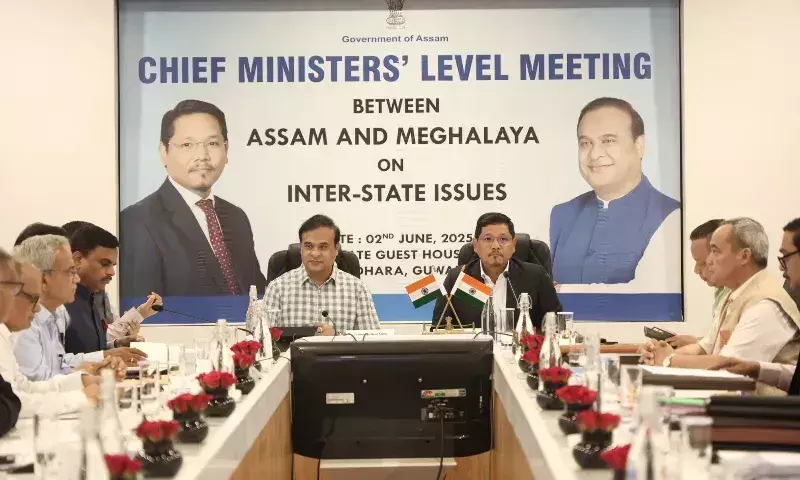 Assam-Meghalaya सीमा समाधान की ओर: ऐतिहासिक सीमा स्तंभ की स्थापना
