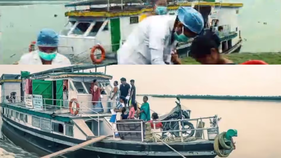 Assam के नाव क्लीनिक नदी किनारे के समुदायों को स्वास्थ्य सेवा प्रदान करते