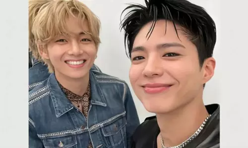 BTS वी और बेस्टी पार्क बो गम एक साथ क्लबिंग करते हैं