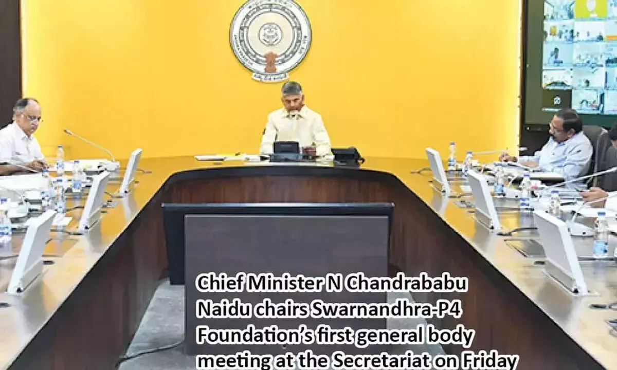 Andhra: 2029 तक गरीबी उन्मूलन के लिए पी4 फाउंडेशन की स्थापना Andhra: 2029 तक गरीबी उन्मूलन के लिए पी4 फाउंडेशन की स्थापना