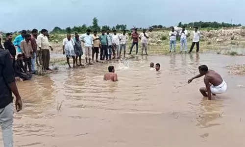 Adilabad : पोखर में गिरने से दो बच्चों की मौत