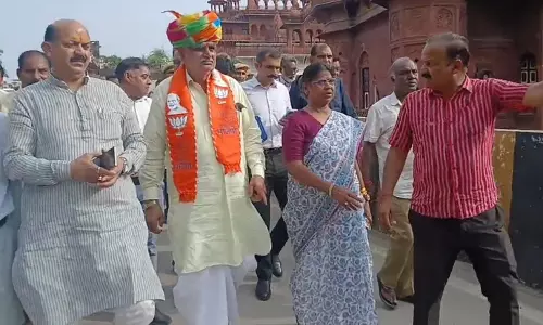Ajmer: नगरीय विकास एवं स्वायत्त शासन विभाग मंत्री खर्रा ने किया रामसेतु का अवलोकन