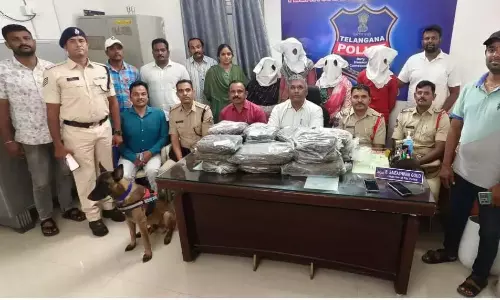 4 लोगों को Secunderabad रेलवे स्टेशन पर गांजा तस्करी के आरोप में पकड़ा गया