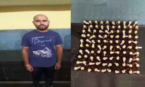 Raipur Breaking: अवैध शराब बिक्री करते युवक रंगेहाथ गिरफ्तार, एक लाख की सामग्री जब्त